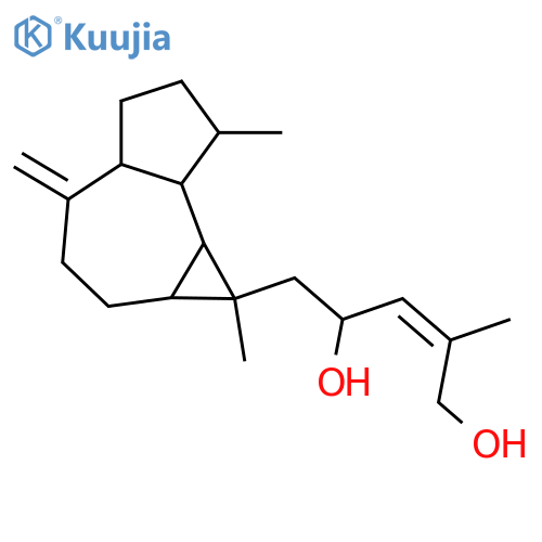 10(14),17-Cneorubadiene-16,19-diol; (1α,4α,5β,6α,7α,11β,16S,17Z)-form structure