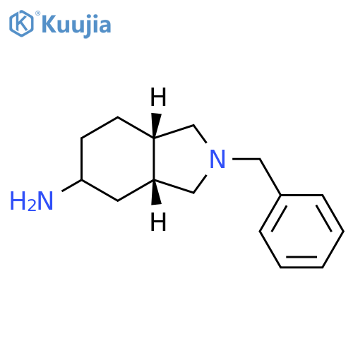 (3aR,7aS)-2-benzyl-octahydro-1H-isoindol-5-amine structure