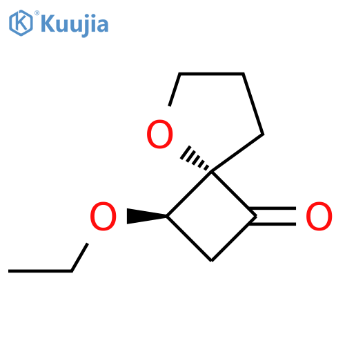 (3R,4S)-3-ethoxy-5-oxaspiro[3.4]octan-1-one structure