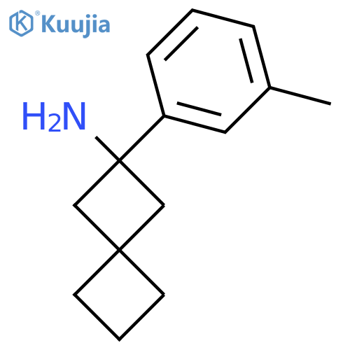 2-(3-Methylphenyl)spiro[3.3]heptan-2-amine structure