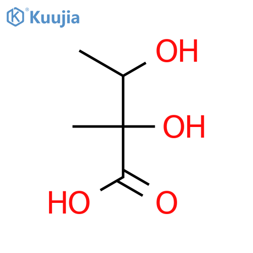 2,3-dihydroxy-2-methylbutanoic acid structure