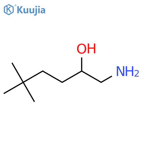 1-Amino-5,5-dimethylhexan-2-ol structure