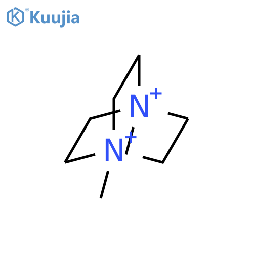 1,4-Diazoniabicyclo[2.2.2]octane,1,4-dimethyl-, iodide (1:2) structure