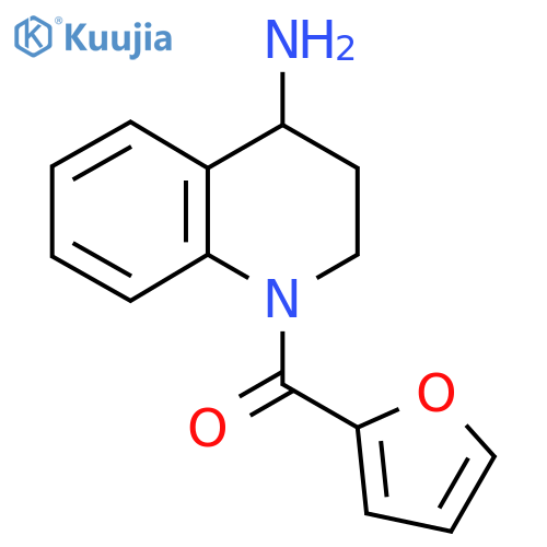 1-(furan-2-carbonyl)-1,2,3,4-tetrahydroquinolin-4-amine structure