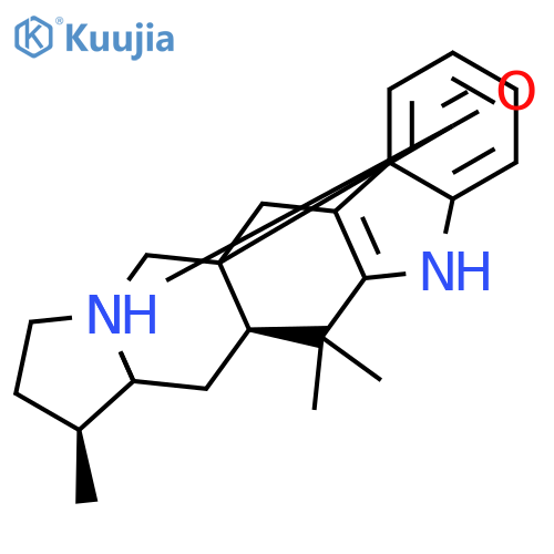 5H,6H-5a,13a-(Iminomethano)-1H-indolizino[7,6-b]carbazol-14-one,2,3,11,12,12a,13-hexahydro-1,12,12-trimethyl-, (1S,5aR,12aR,13aS)- structure