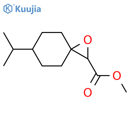 Methyl 6-propan-2-yl-1-oxaspiro[2.5]octane-2-carboxylate structure