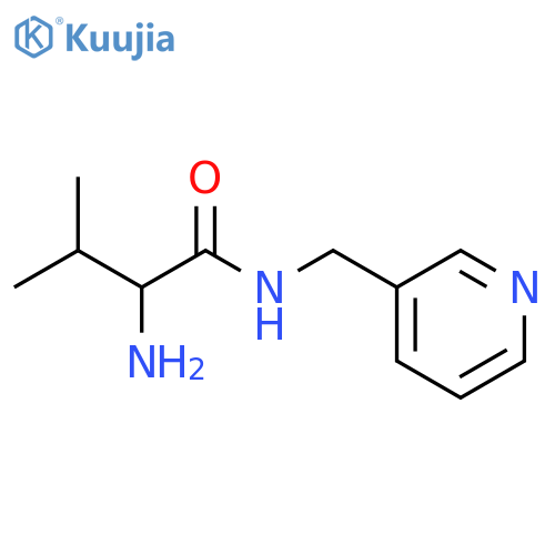 (S)-2-amino-3-methyl-n-pyridin-3-ylmethyl-butyramide structure