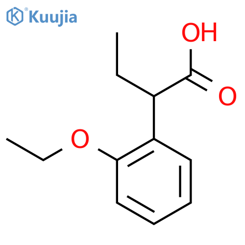 2-(2-ethoxyphenyl)butanoic acid structure