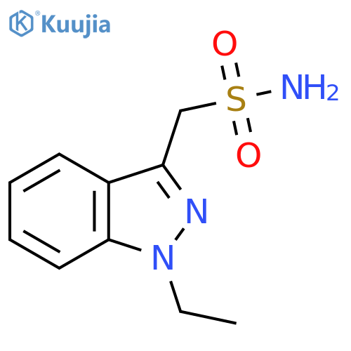 (1-ethyl-1H-indazol-3-yl)methanesulfonamide structure