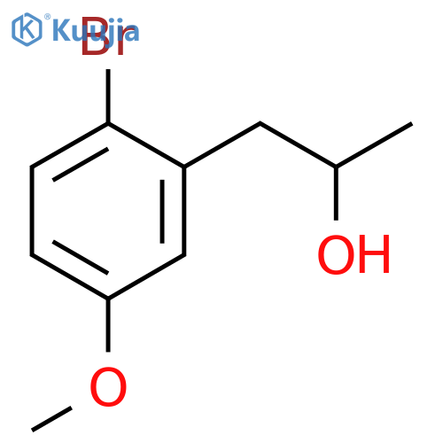 1-(2-bromo-5-methoxyphenyl)propan-2-ol structure