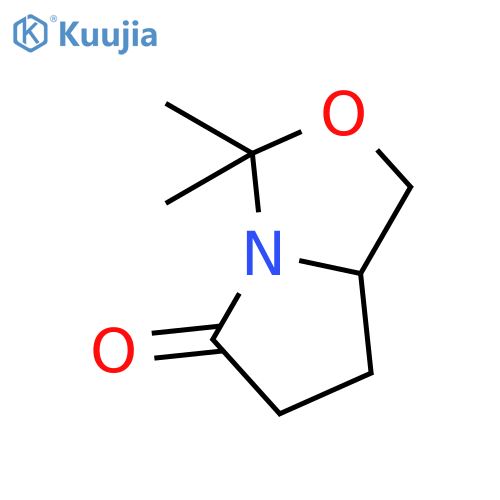 3,3-Dimethyltetrahydropyrrolo[1,2-c]oxazol-5(3H)-one structure