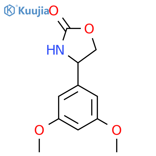4-(3,5-dimethoxyphenyl)-1,3-oxazolidin-2-one structure