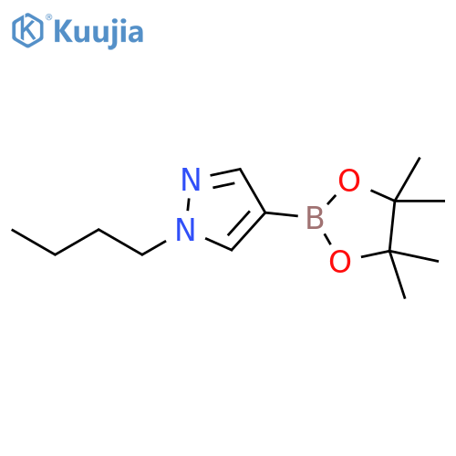 1-butyl-4-(4,4,5,5-tetramethyl-1,3,2-dioxaborolan-2-yl)-1H-pyrazole structure