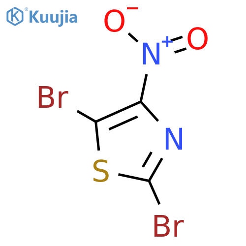 Thiazole, 2,5-dibromo-4-nitro- structure