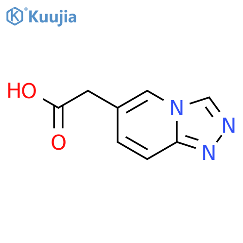 2-{1,2,4triazolo4,3-apyridin-6-yl}acetic acid structure