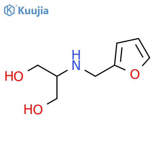 2-{(furan-2-yl)methylamino}propane-1,3-diol structure