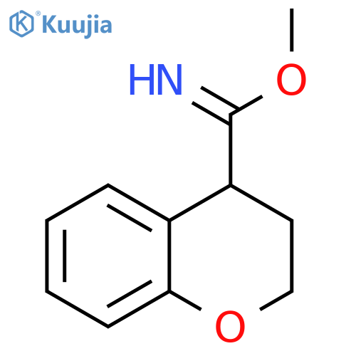 methyl 3,4-dihydro-2H-1-benzopyran-4-carboximidate structure