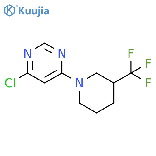 4-chloro-6-[3-(trifluoromethyl)piperidin-1-yl]pyrimidine structure