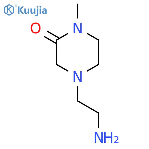 4-(2-Aminoethyl)-1-methylpiperazin-2-one structure
