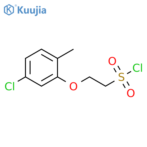 2-(5-chloro-2-methylphenoxy)ethane-1-sulfonyl chloride structure