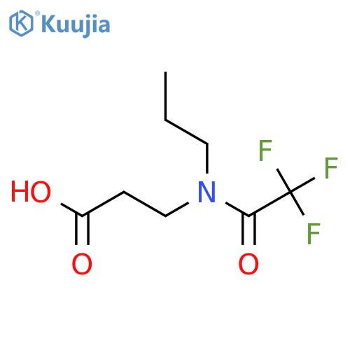 3-(2,2,2-trifluoro-N-propylacetamido)propanoic acid structure