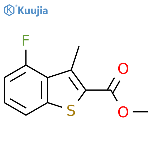 Methyl 4-fluoro-3-methylbenzo[b]thiophene-2-carboxylate structure