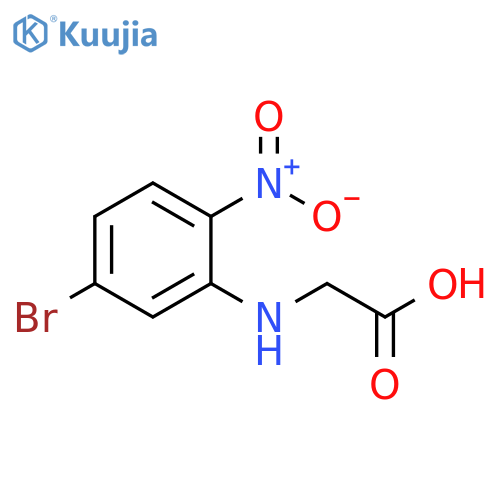 Glycine, N-(5-bromo-2-nitrophenyl)- structure