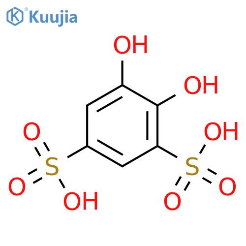1,3-Benzenedisulfonicacid, 4,5-dihydroxy- structure