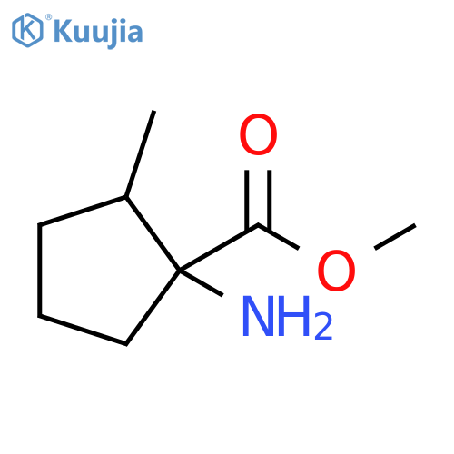 methyl 1-amino-2-methylcyclopentane-1-carboxylate structure
