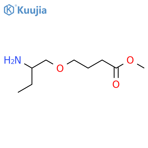 Methyl 4-(2-aminobutoxy)butanoate structure
