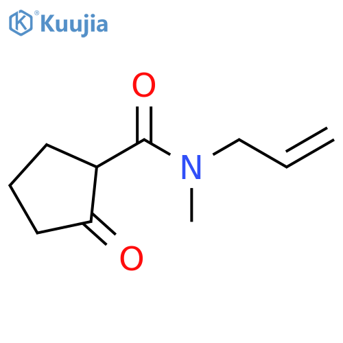 Cyclopentanecarboxamide, N-methyl-2-oxo-N-2-propenyl- structure