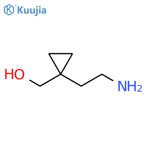 1-(2-aminoethyl)cyclopropylmethanol structure
