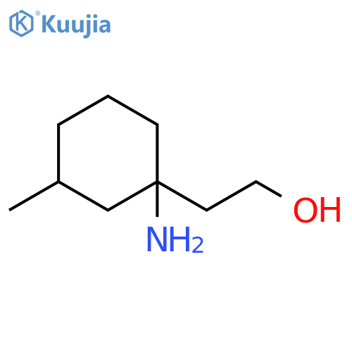 2-(1-amino-3-methylcyclohexyl)ethan-1-ol structure