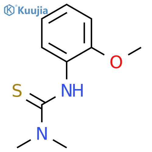 Thiourea, N'-(2-methoxyphenyl)-N,N-dimethyl- structure