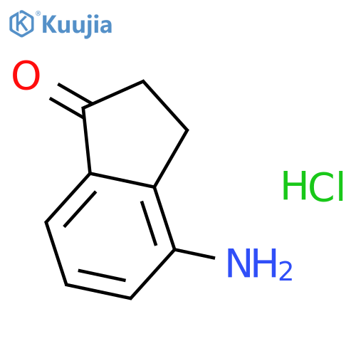 4-amino-2,3-dihydro-1H-inden-1-one hydrochloride structure