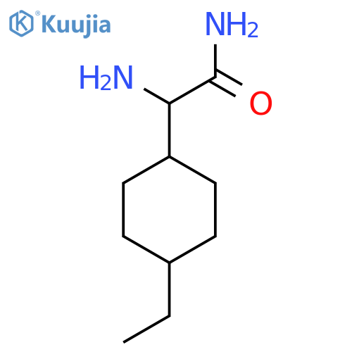 2-Amino-2-(4-ethylcyclohexyl)acetamide structure
