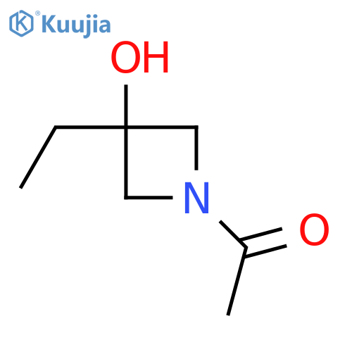 1-(3-Ethyl-3-hydroxyazetidin-1-yl)ethan-1-one structure