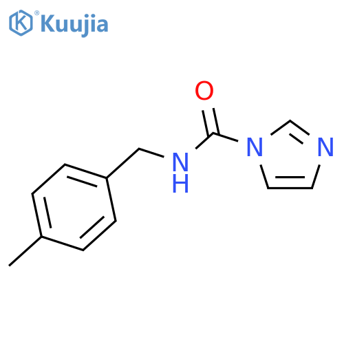 N-(4-methylphenyl)methyl-1H-imidazole-1-carboxamide structure