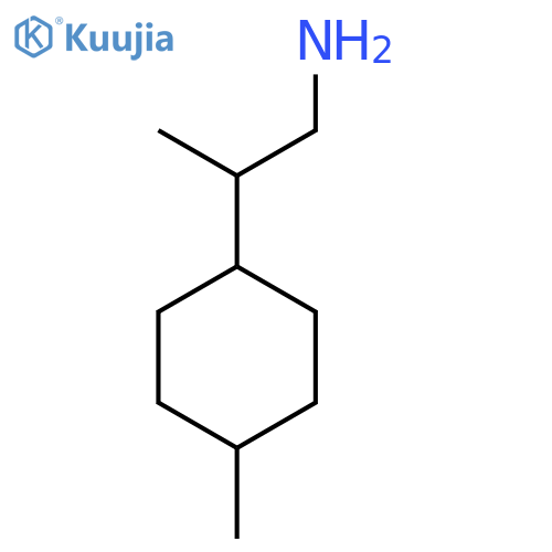 2-(4-methylcyclohexyl)propan-1-amine structure