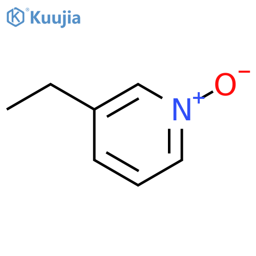 Pyridine, 3-ethyl-,1-oxide structure