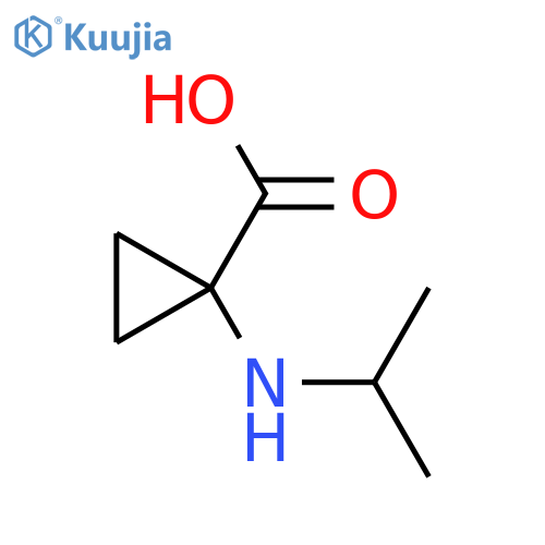 1-(propan-2-yl)aminocyclopropane-1-carboxylic acid structure