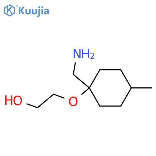 2-{1-(aminomethyl)-4-methylcyclohexyloxy}ethan-1-ol structure
