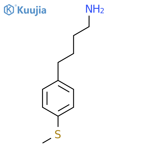 4-4-(methylsulfanyl)phenylbutan-1-amine structure