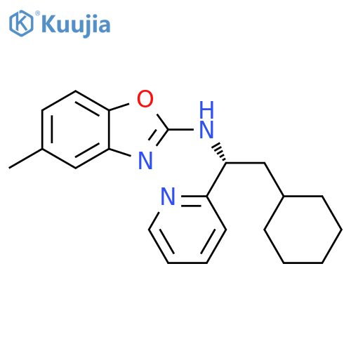 2-Benzoxazolamine,N-[(1R)-2-cyclohexyl-1-(2-pyridinyl)ethyl]-5-methyl- structure