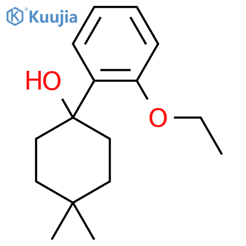1-(2-Ethoxyphenyl)-4,4-dimethylcyclohexanol structure