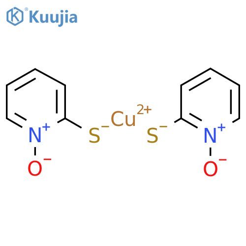 Bis1-Hydroxypyridine-2(1H)-thionato-S,OCopper(II) structure