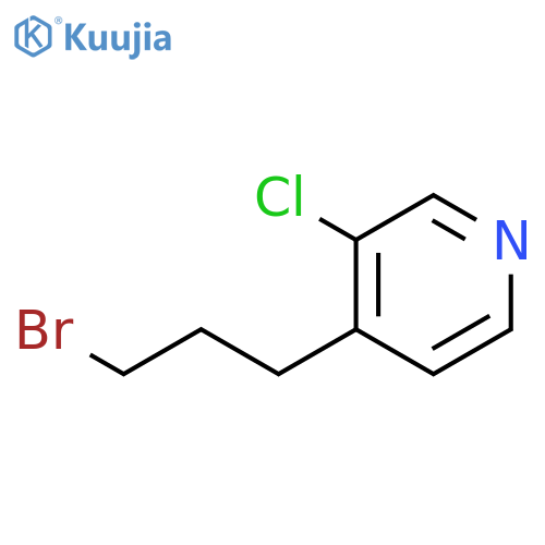Pyridine, 4-(3-bromopropyl)-3-chloro- structure
