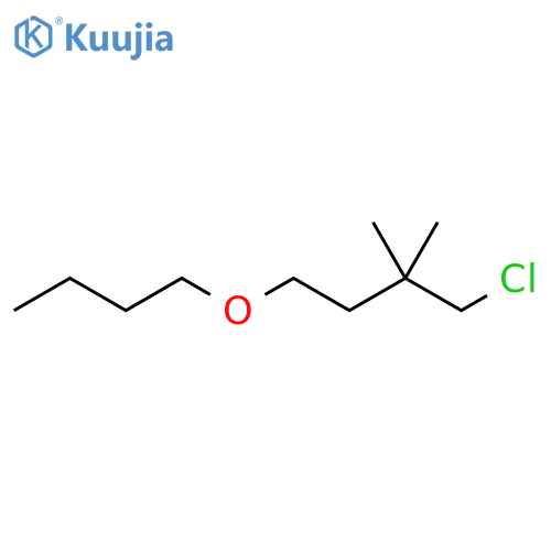 Butane, 1-butoxy-3-(chloromethyl)-3-methyl- structure