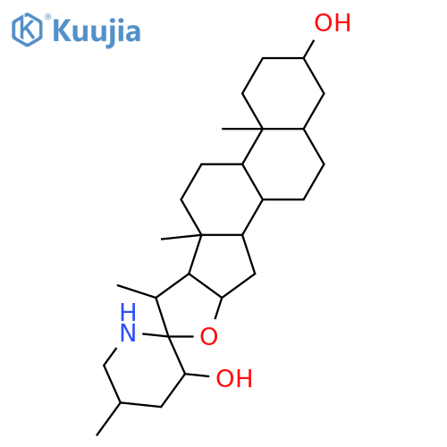 Spirosolane-3,23-diol; (3β,5α,22R,23R,25R)-form structure