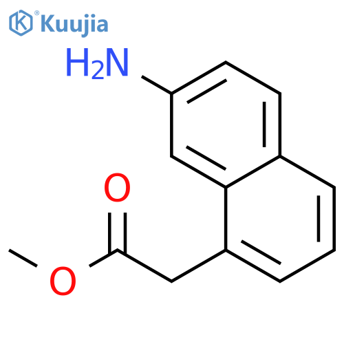 1-Naphthaleneacetic acid, 7-amino-, methyl ester structure